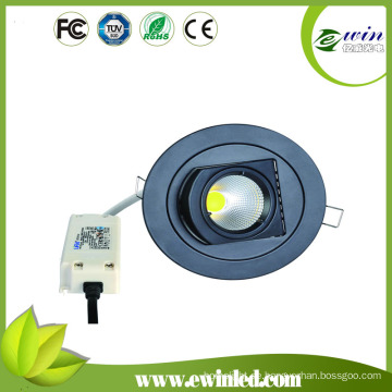 1400-1600lm 10W COB drehbares LED Downlight mit 3 Jahren Garantie